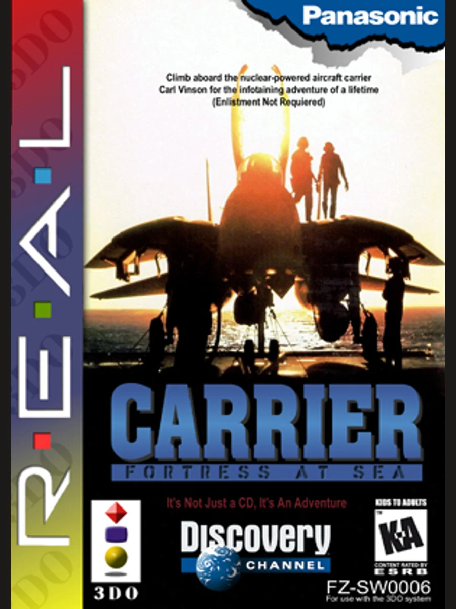 Jaquette face Carrier: Fortress at Sea