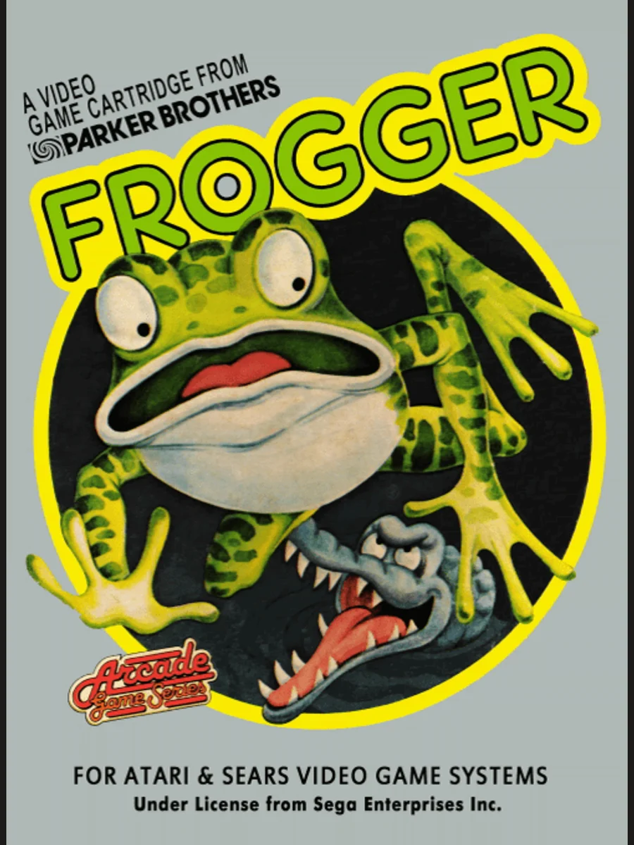Jaquette face Frogger