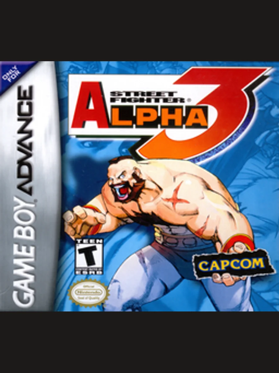 Jaquette face Street Fighter Alpha 3