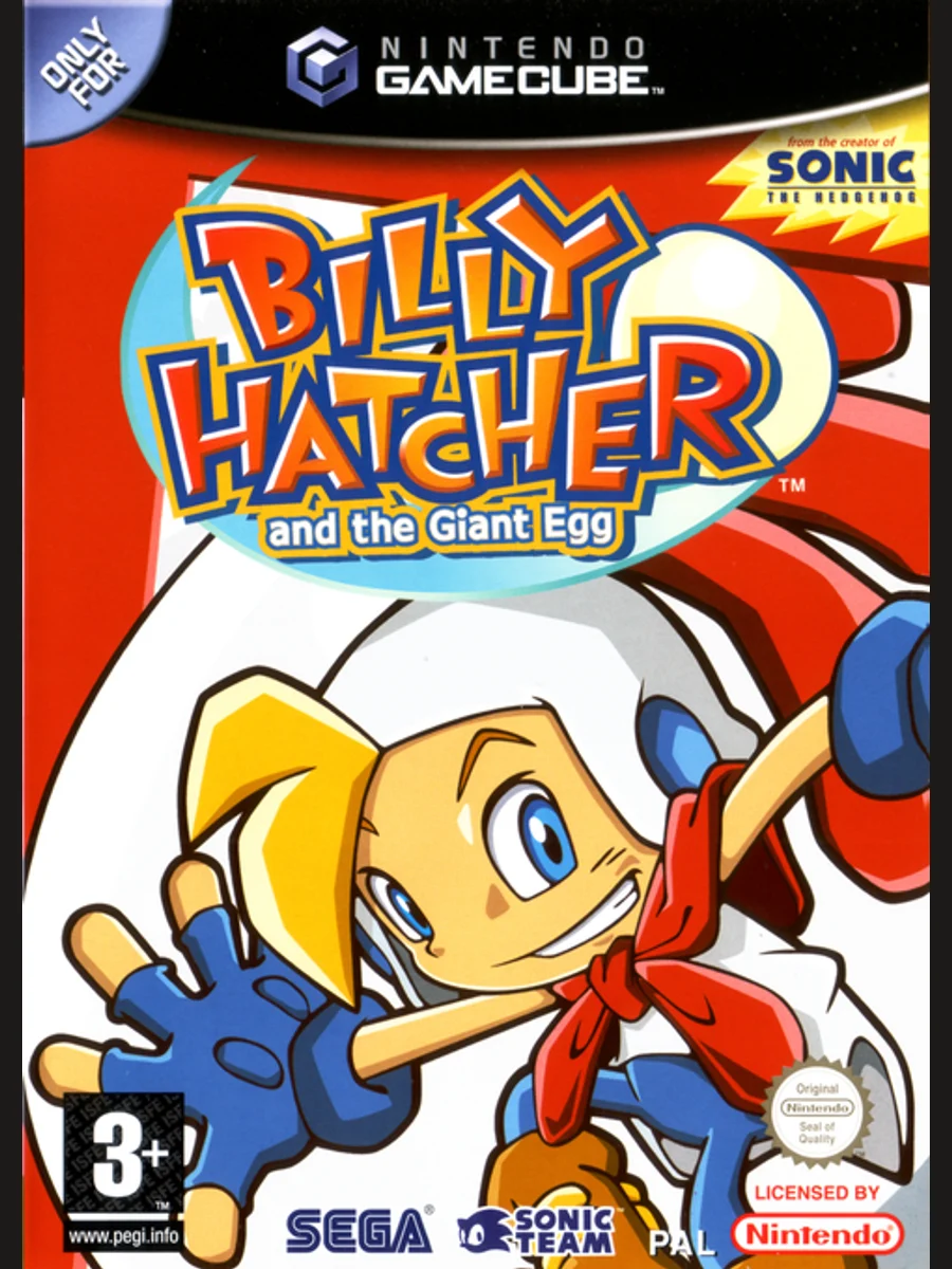 Jaquette face Billy Hatcher and the Giant Egg