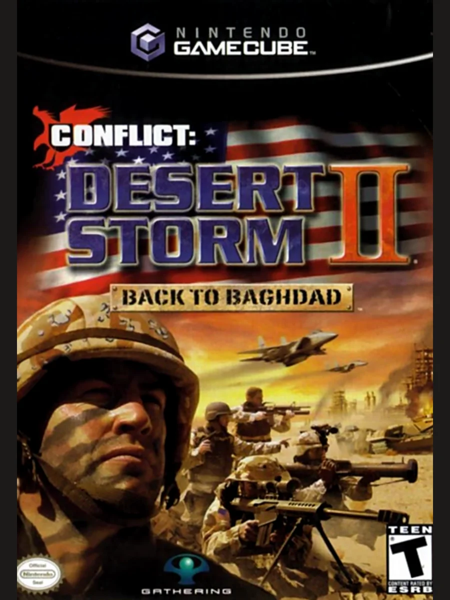 Jaquette face Conflict: Desert Storm II - Back to Baghdad