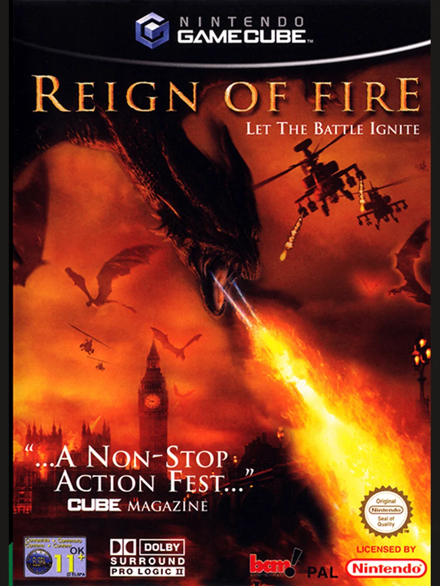 Jaquette face Reign of Fire