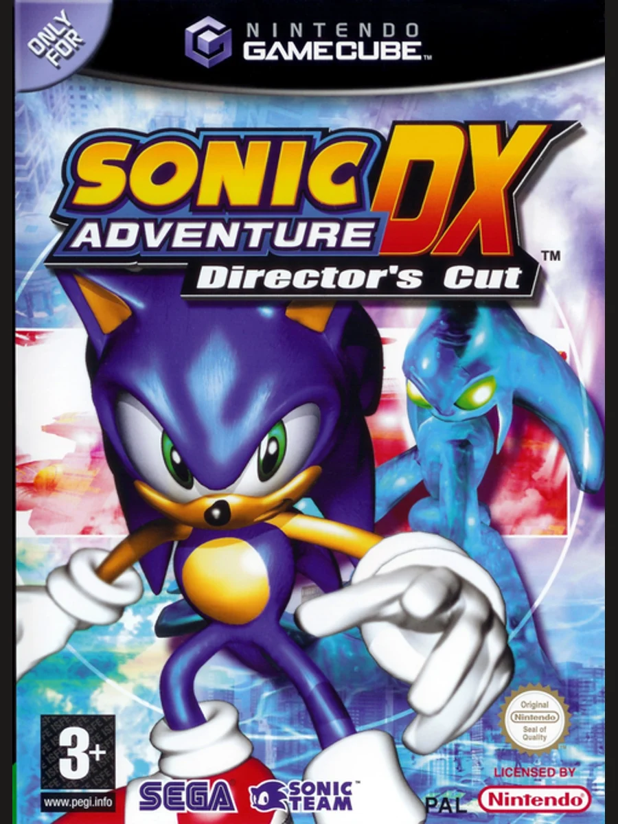 Jaquette face Sonic Adventure DX: Director's Cut