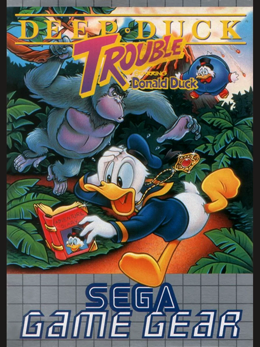 Jaquette face Deep Duck Trouble Starring Donald Duck