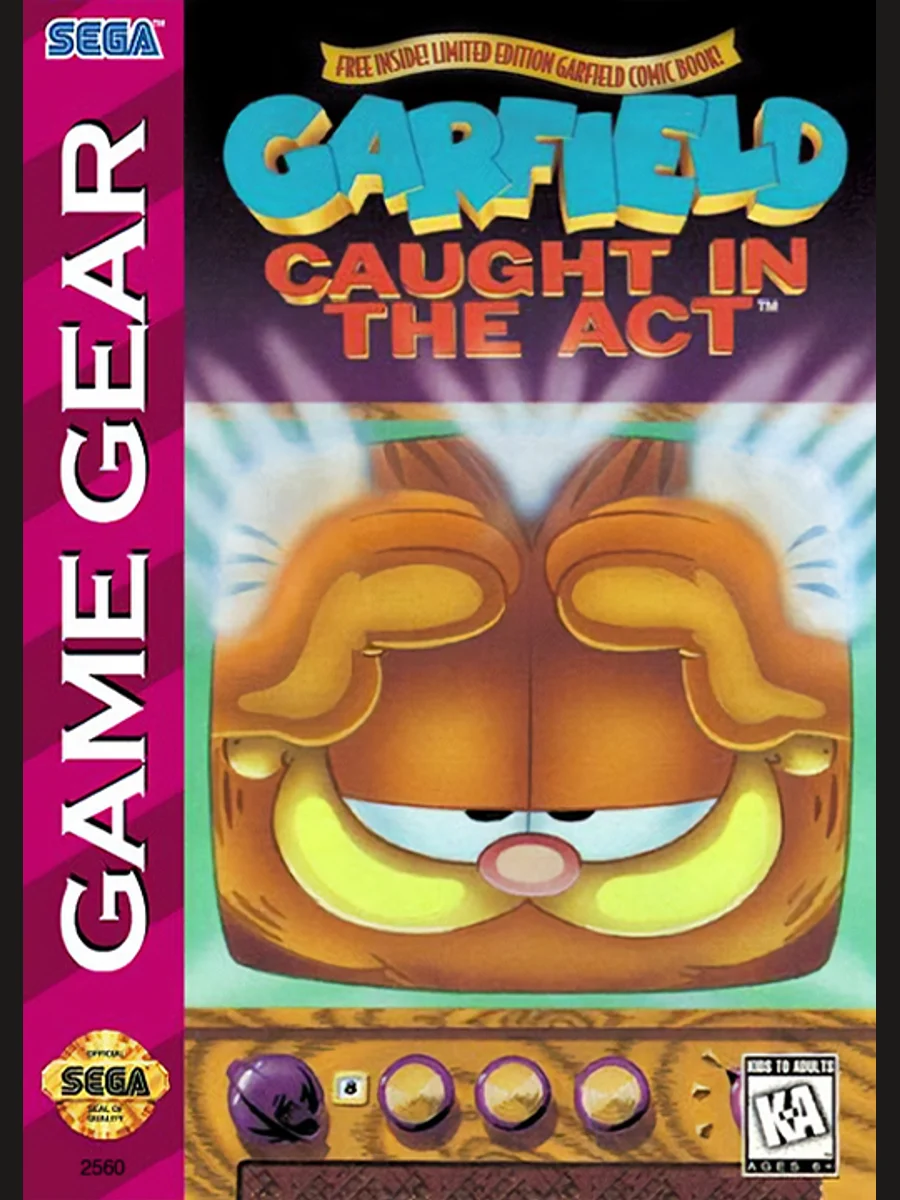 Jaquette face Garfield: Caught in the Act