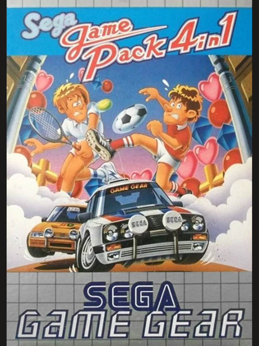 Jaquette face Sega Game Pack 4 in 1