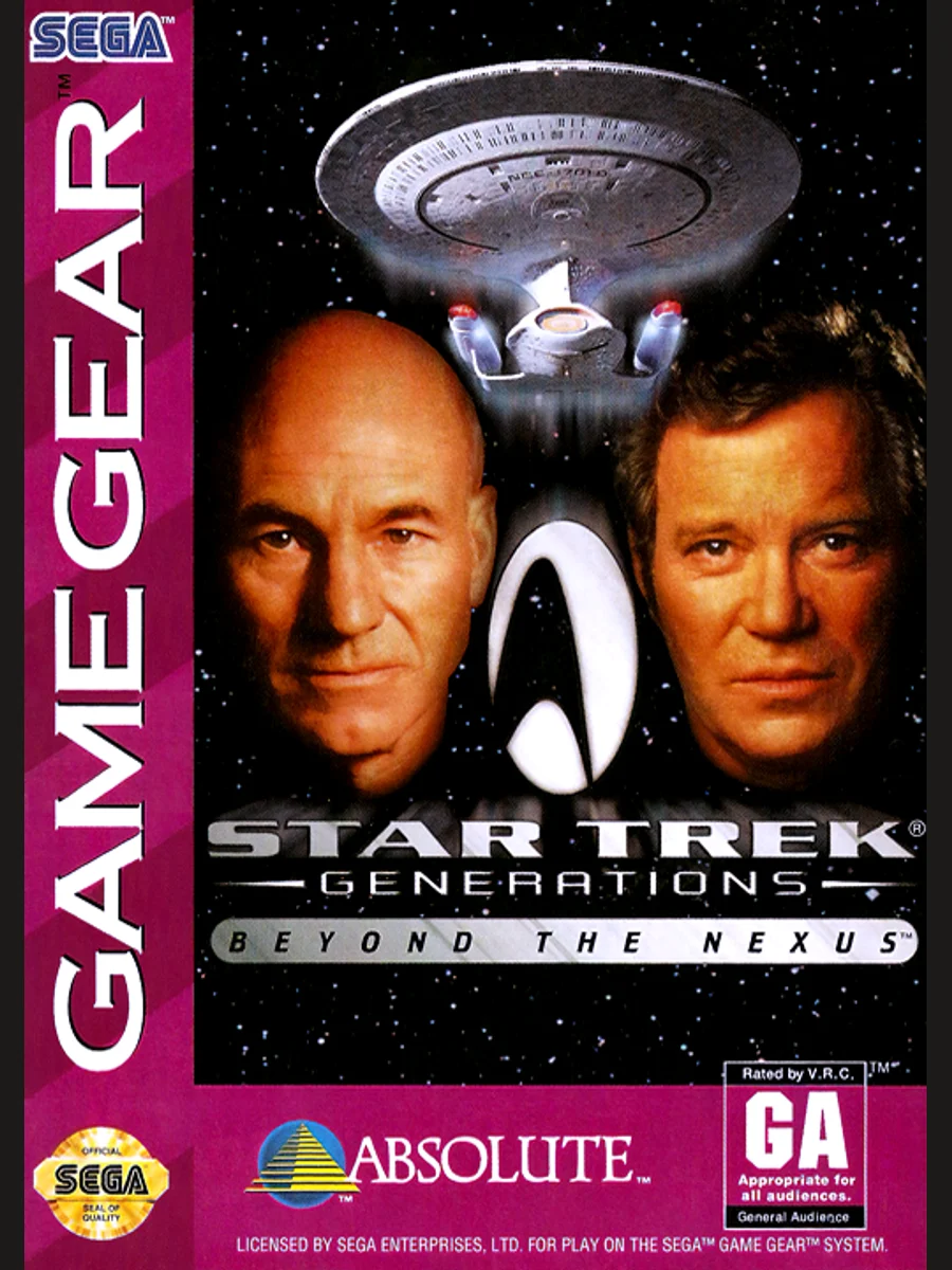 Jaquette face Star Trek Generations: Beyond the Nexus