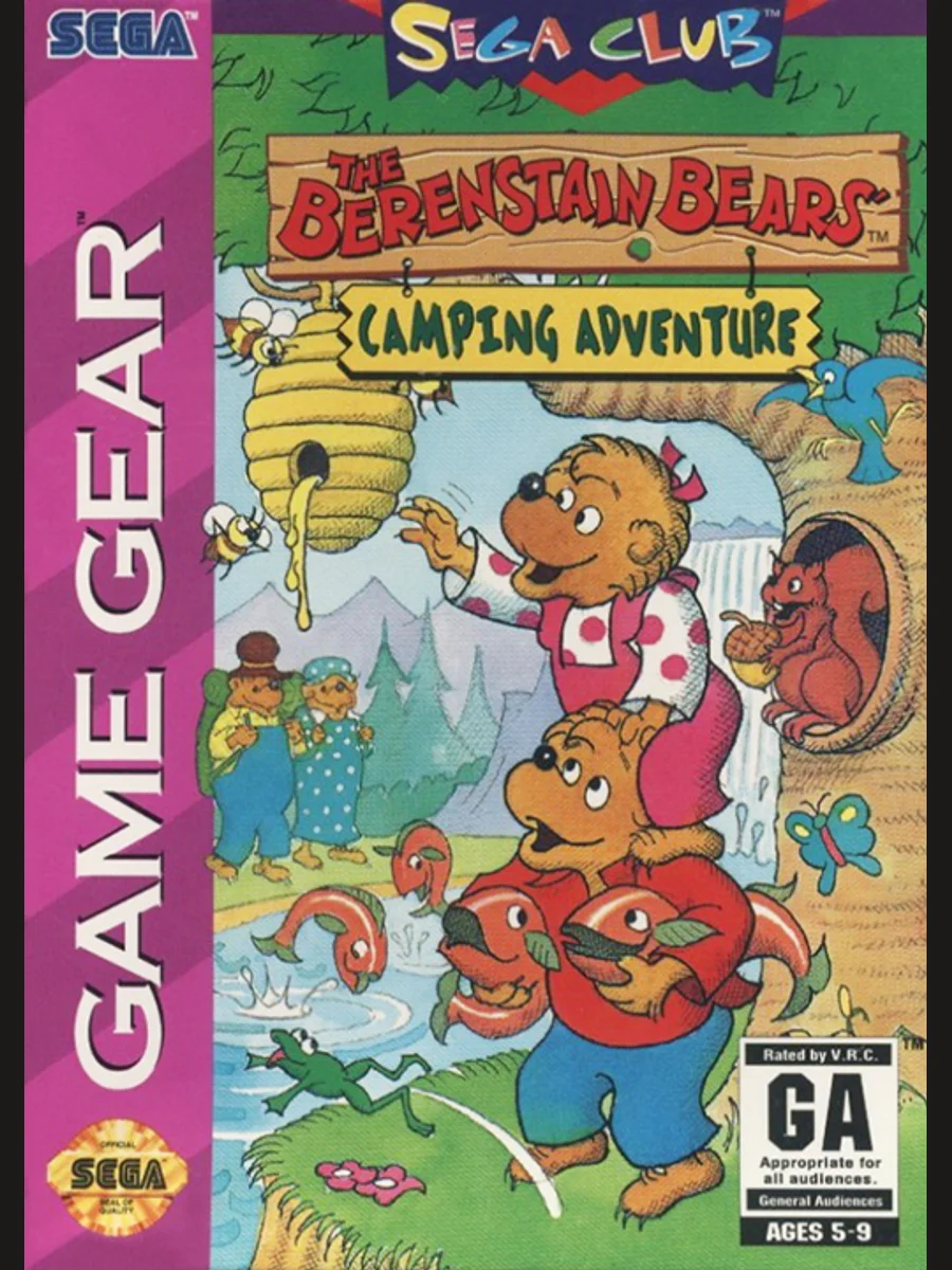Jaquette face The Berenstain Bears' Camping Adventure