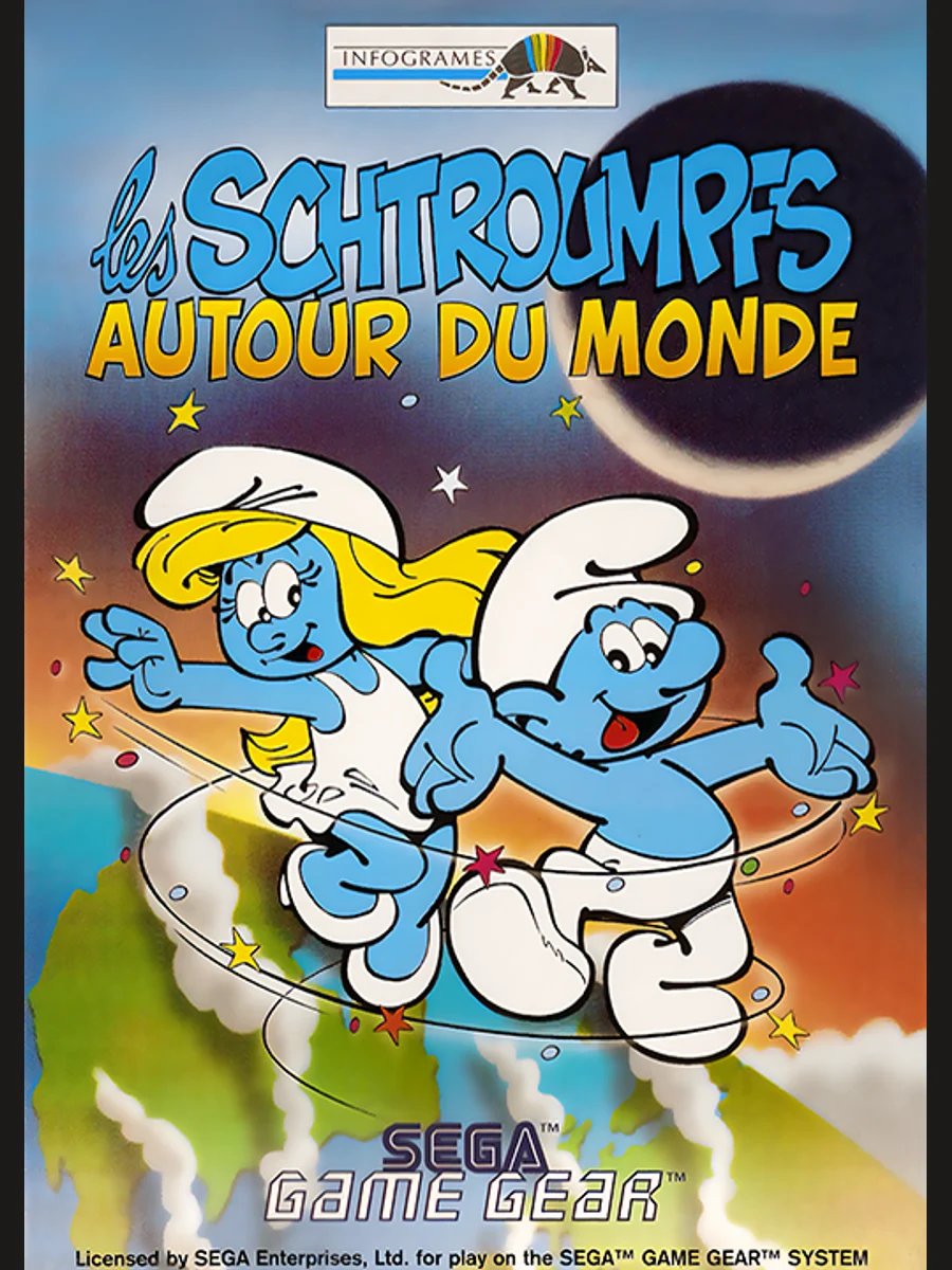 Jaquette face The Smurfs Travel the World