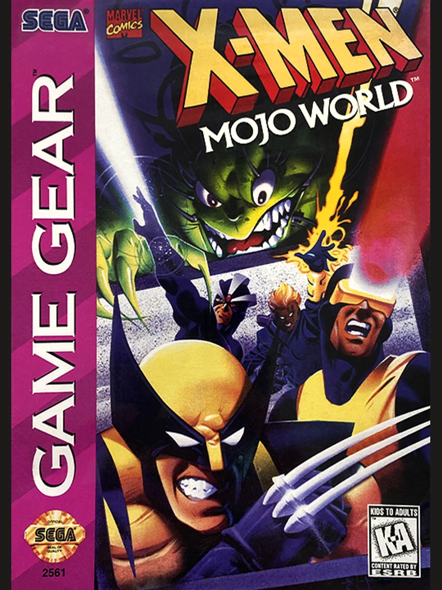 Jaquette face X-Men: Mojo World