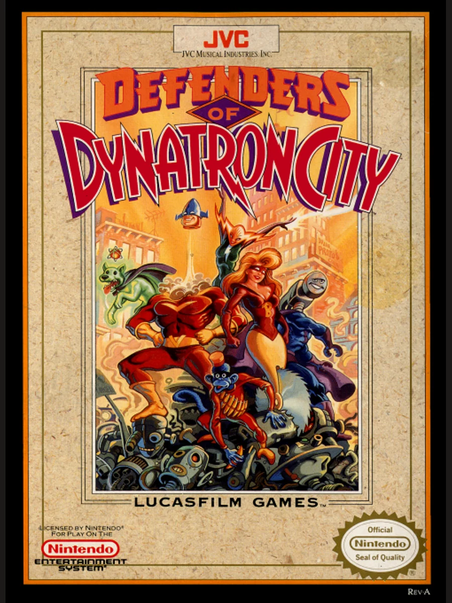 Jaquette face Defenders of Dynatron City