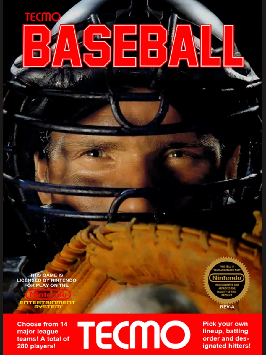Jaquette face Tecmo Baseball