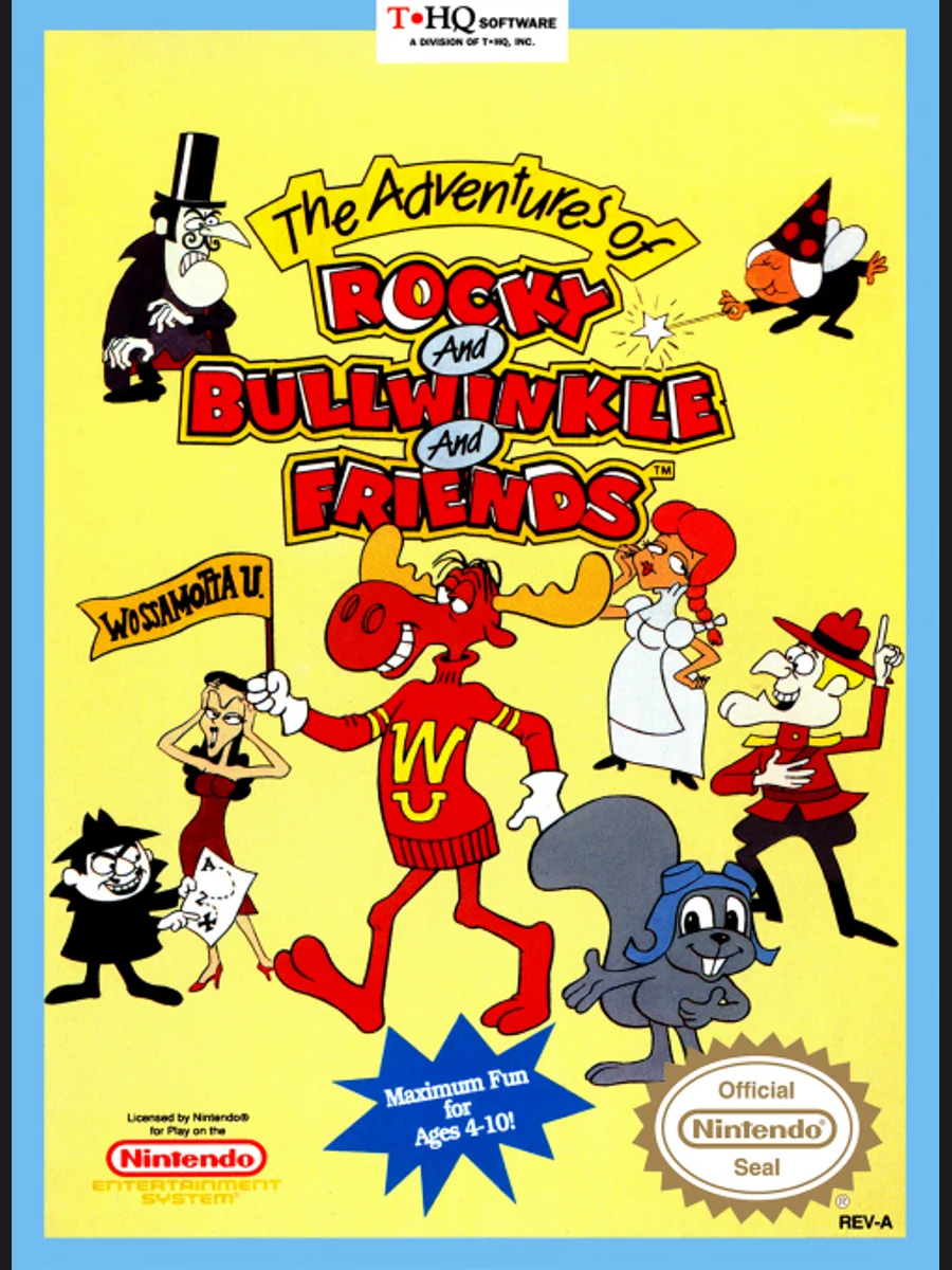 Jaquette face The Adventures of Rocky and Bullwinkle and Friends