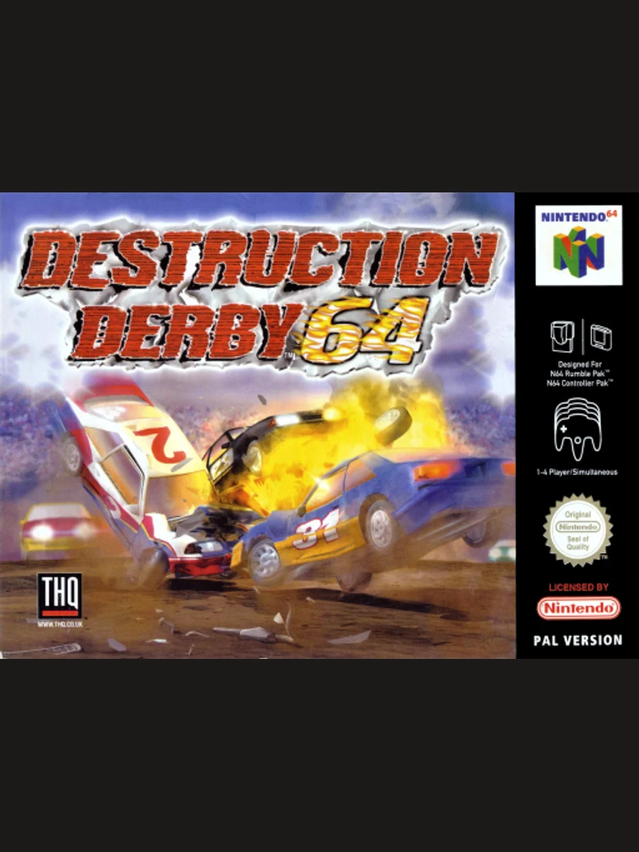 Jaquette face Destruction Derby 64
