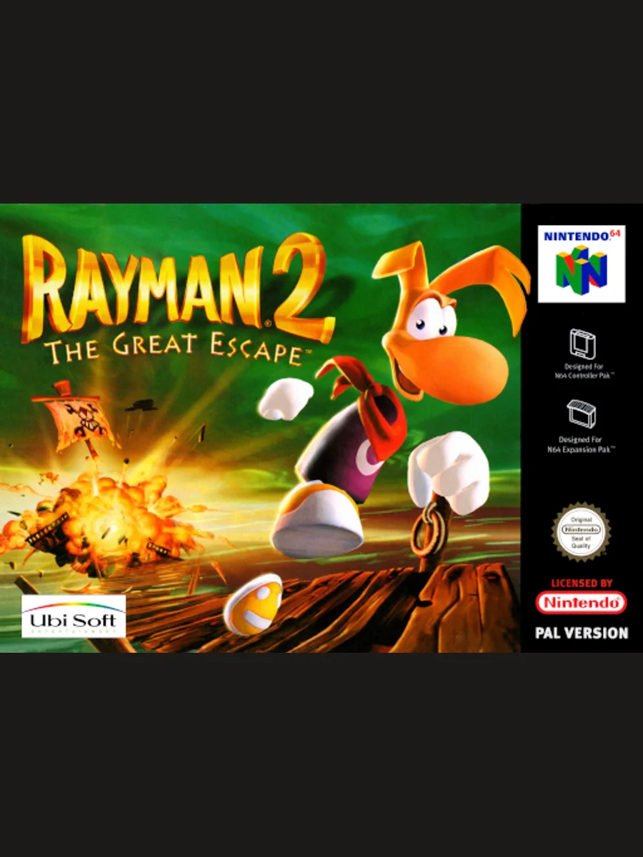Jaquette face Rayman 2: The Great Escape