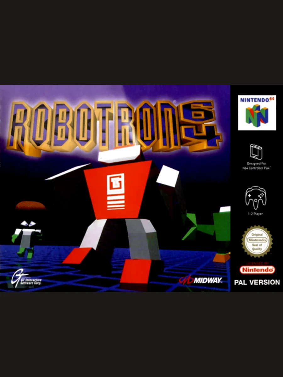 Jaquette face Robotron 64