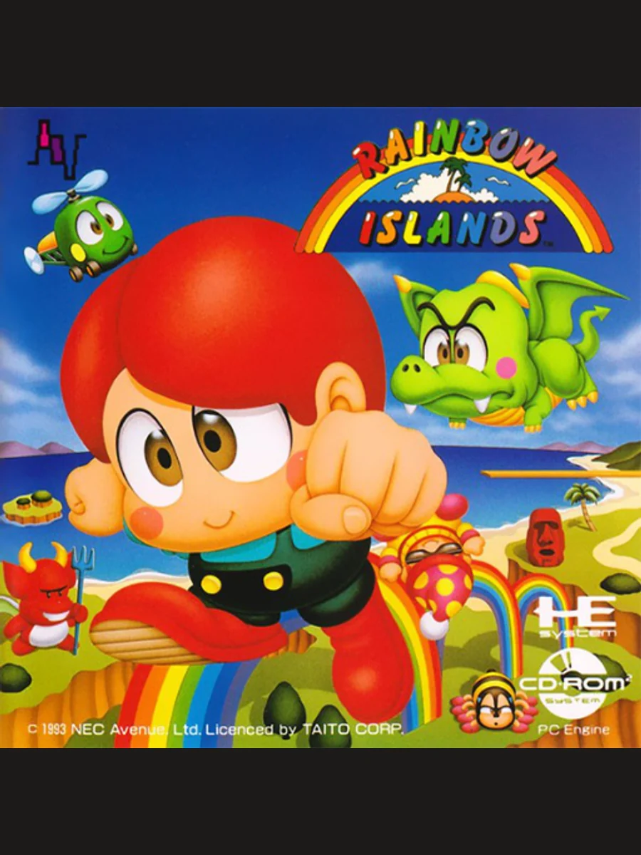 Jaquette face Rainbow Islands