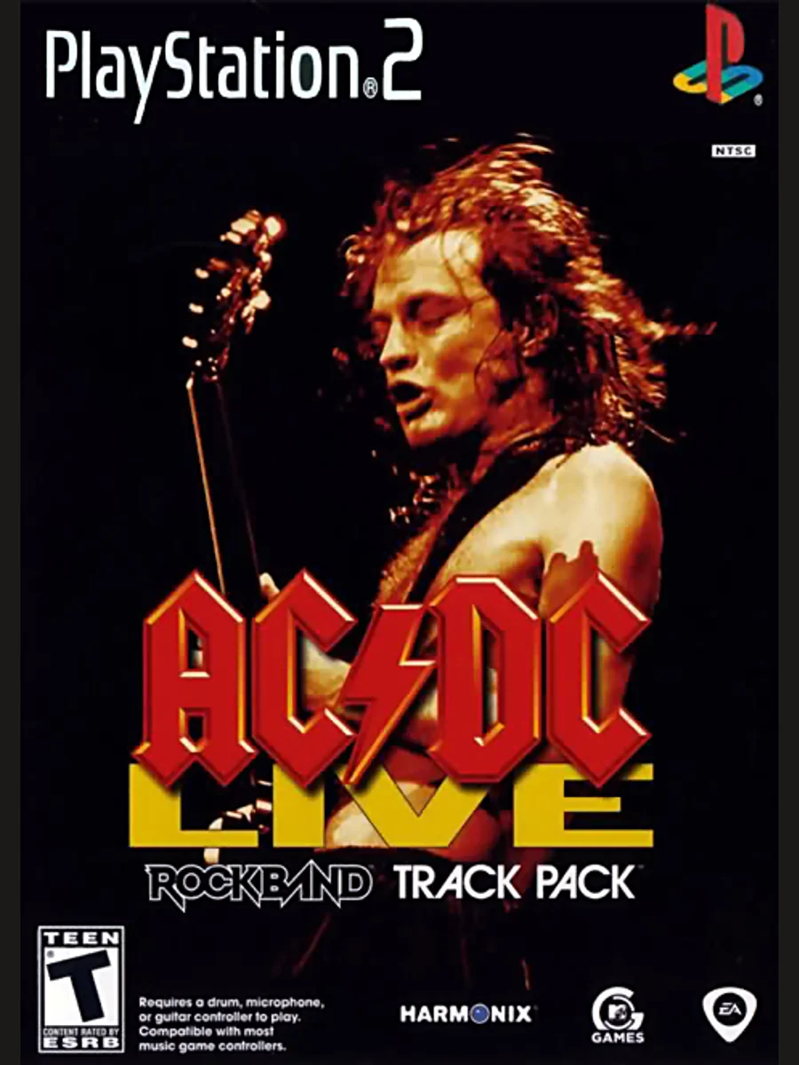 Jaquette face AC/DC Live: Rock Band Track Pack