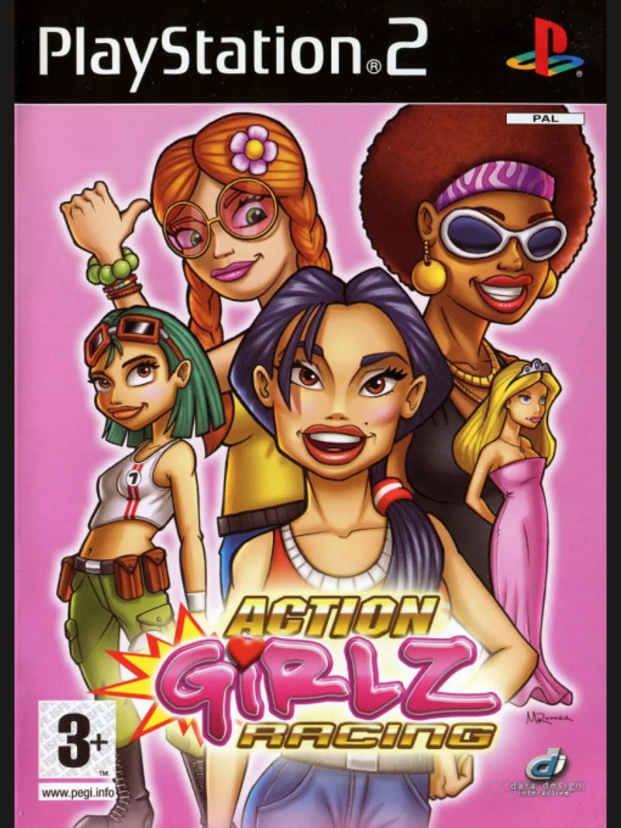 Jaquette face Action Girlz Racing