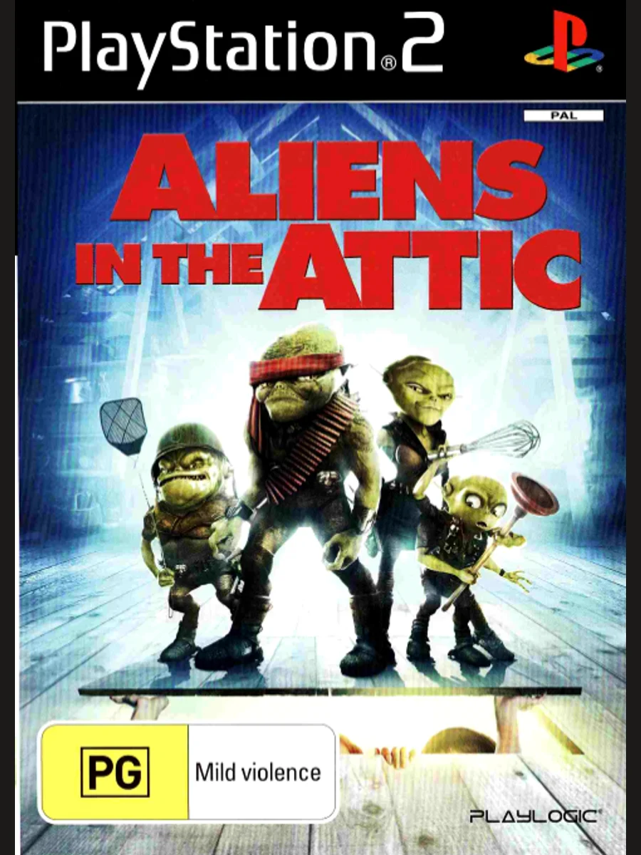 Jaquette face Aliens in the Attic