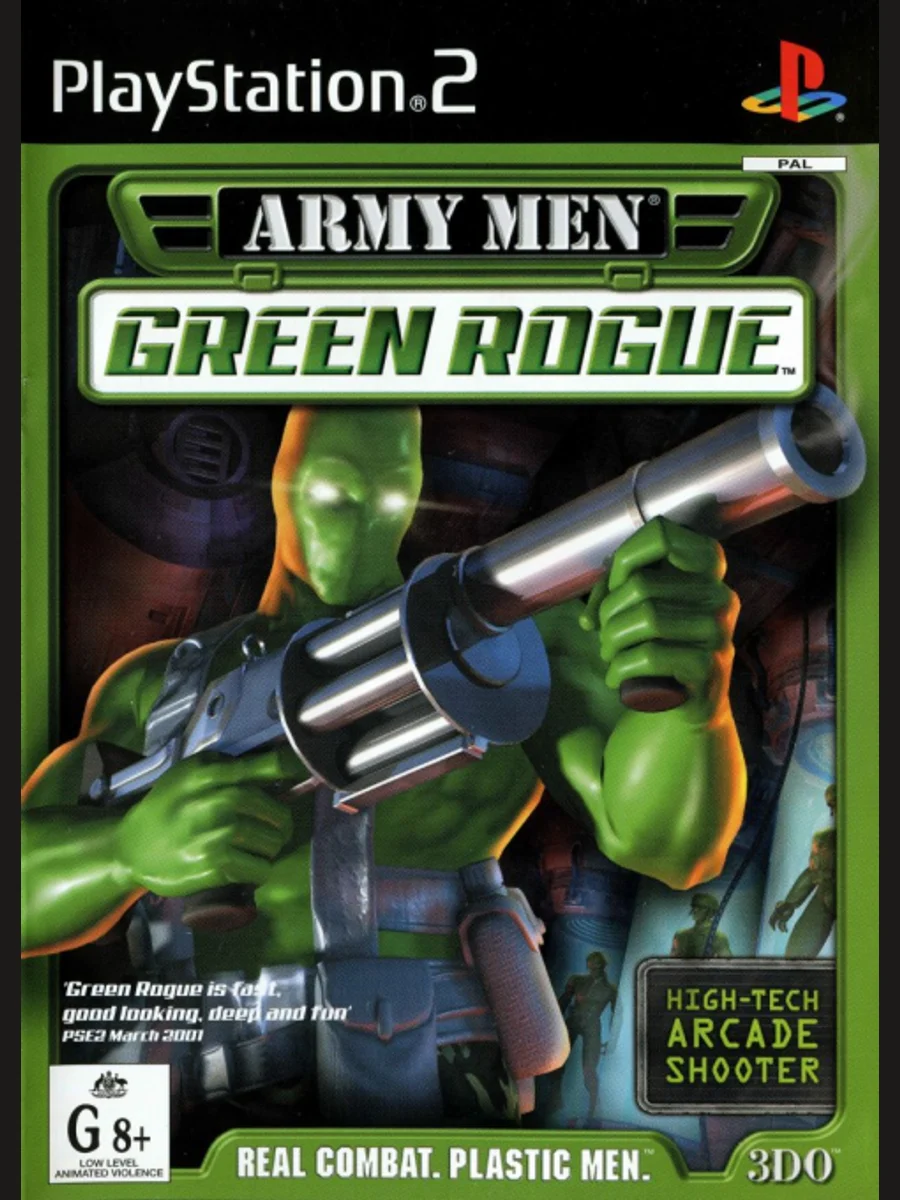Jaquette face Army Men: Green Rogue