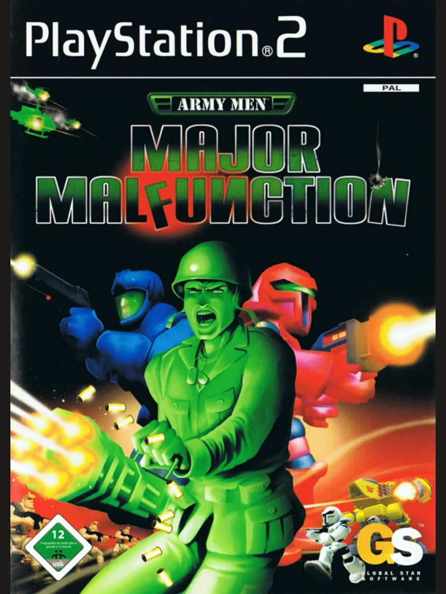 Jaquette face Army Men: Major Malfunction