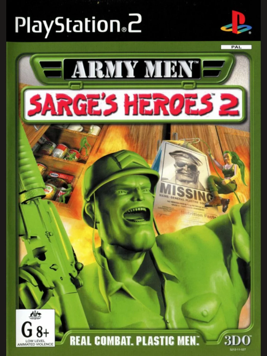 Jaquette face Army Men: Sarge's Heroes 2