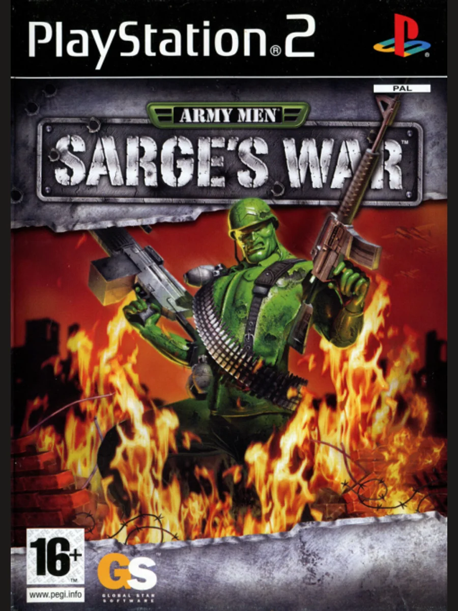Jaquette face Army Men: Sarge's War