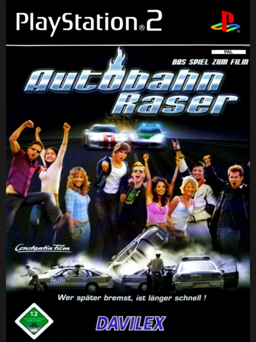 Jaquette face Autobahn Raser: Das Spiel zum Film
