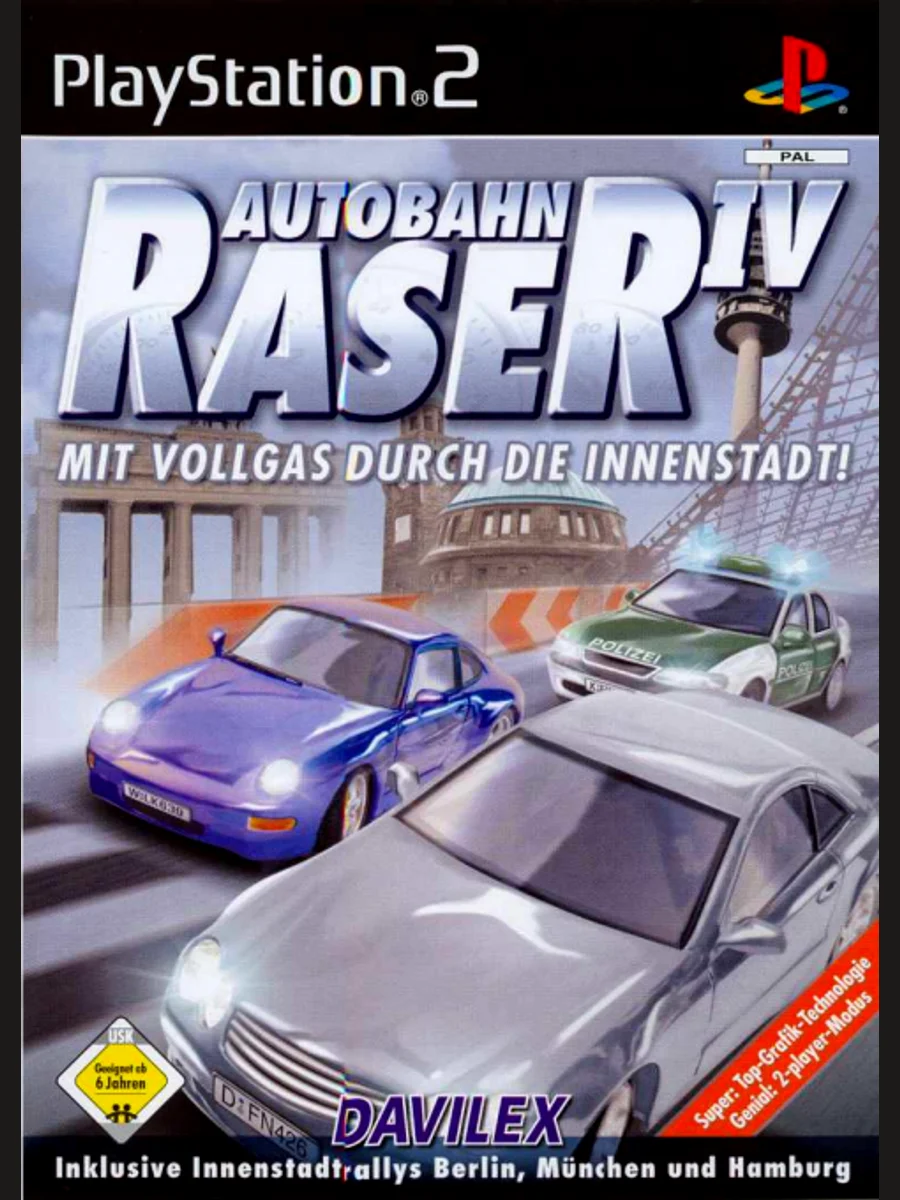 Jaquette face Autobahn Raser IV