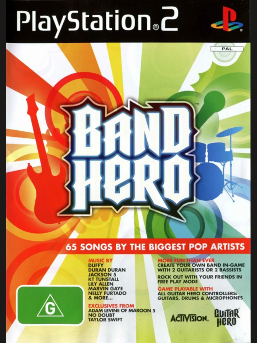 Jaquette face Band Hero