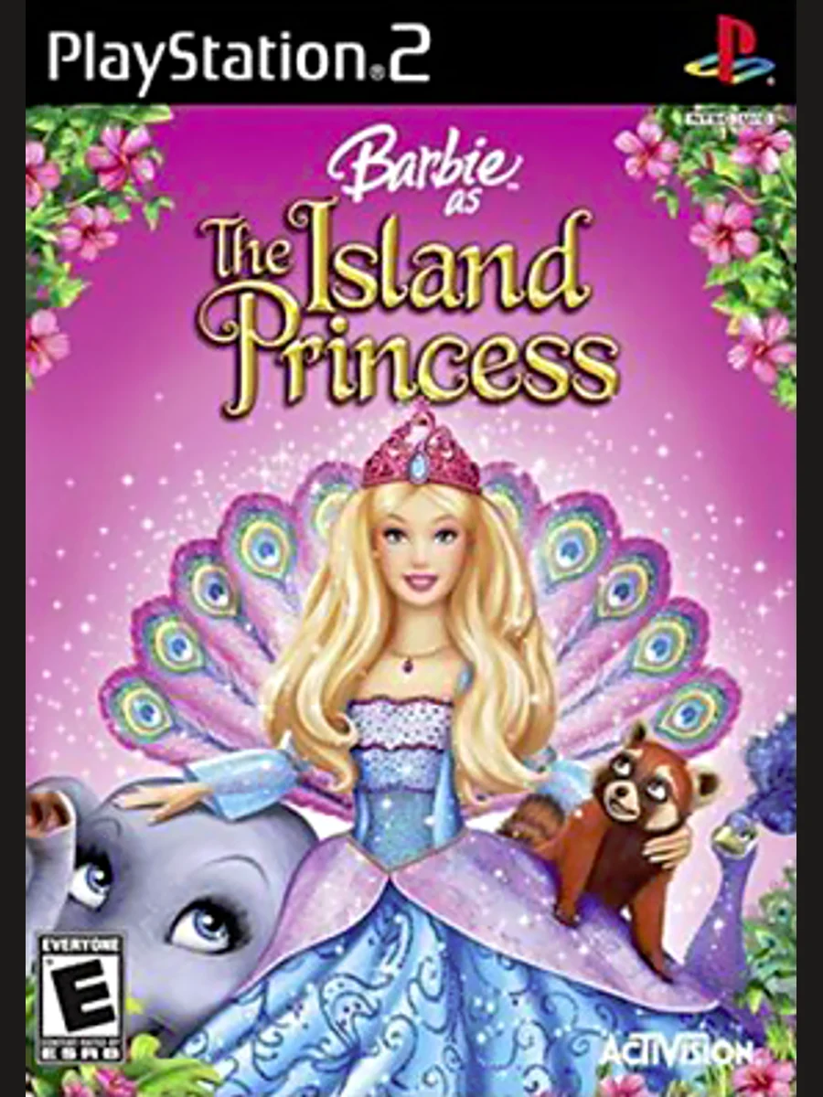 Jaquette face Barbie as the Island Princess