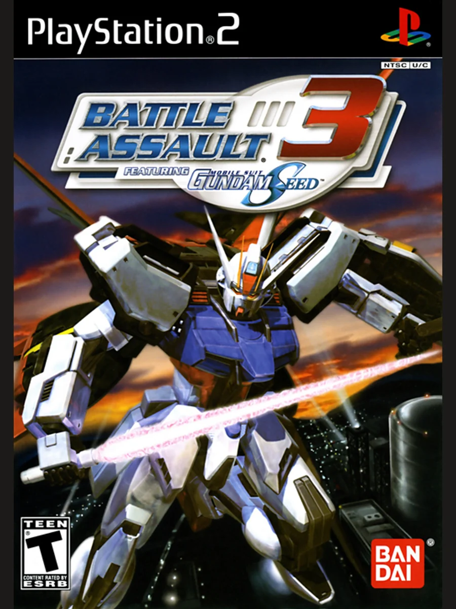 Jaquette face Battle Assault 3 featuring Gundam Seed