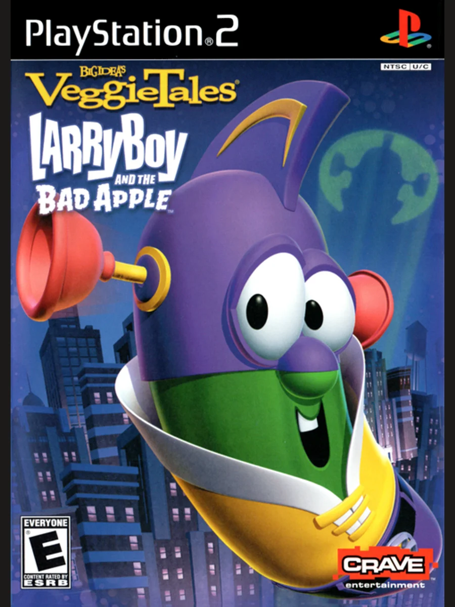 Jaquette face Big Idea's Veggie Tales: LarryBoy and the Bad Apple