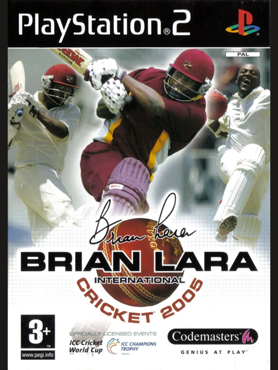 Jaquette face Brian Lara International Cricket 2005