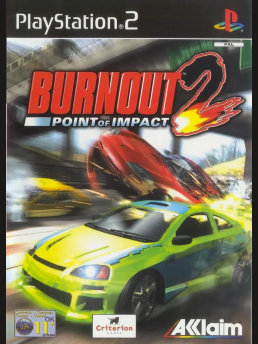 Jaquette face Burnout 2: Point of Impact
