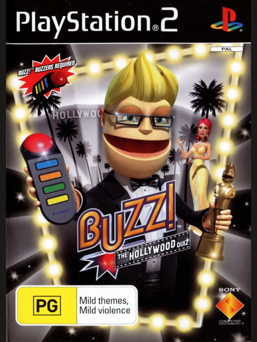 Jaquette face Buzz!: The Hollywood Quiz