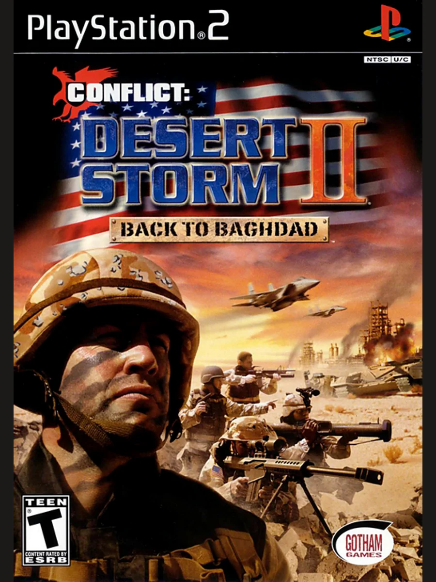 Jaquette face Conflict: Desert Storm II: Back to Baghdad