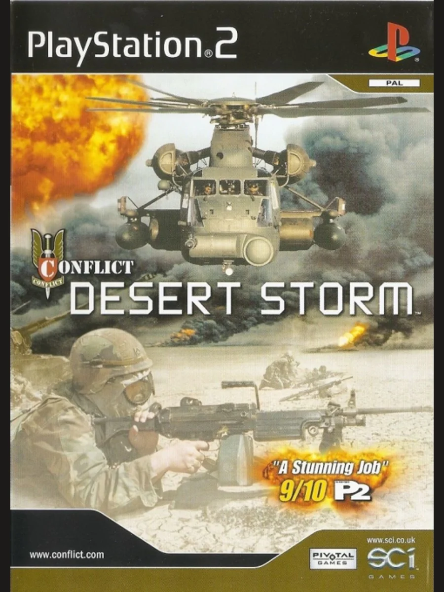 Jaquette face Conflict: Desert Storm