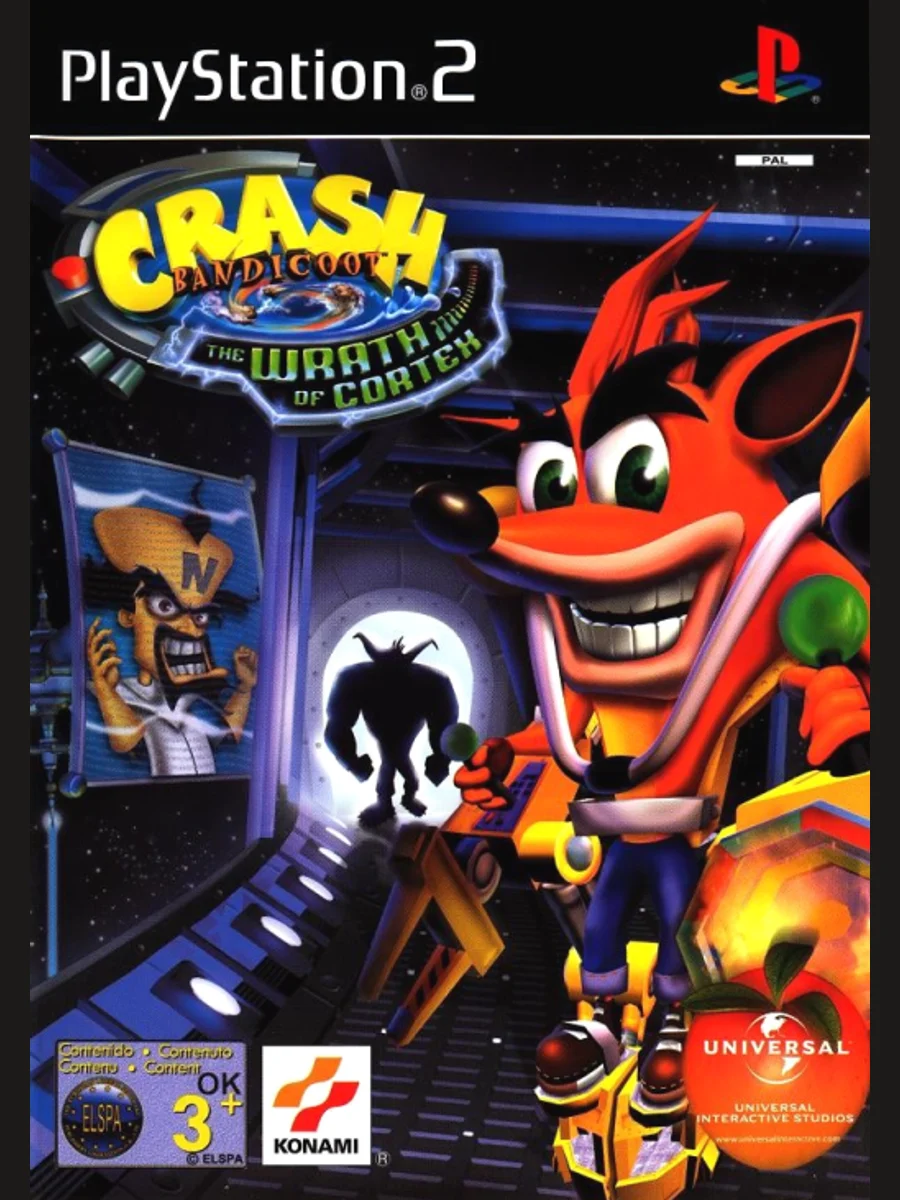 Jaquette face Crash Bandicoot: The Wrath of Cortex