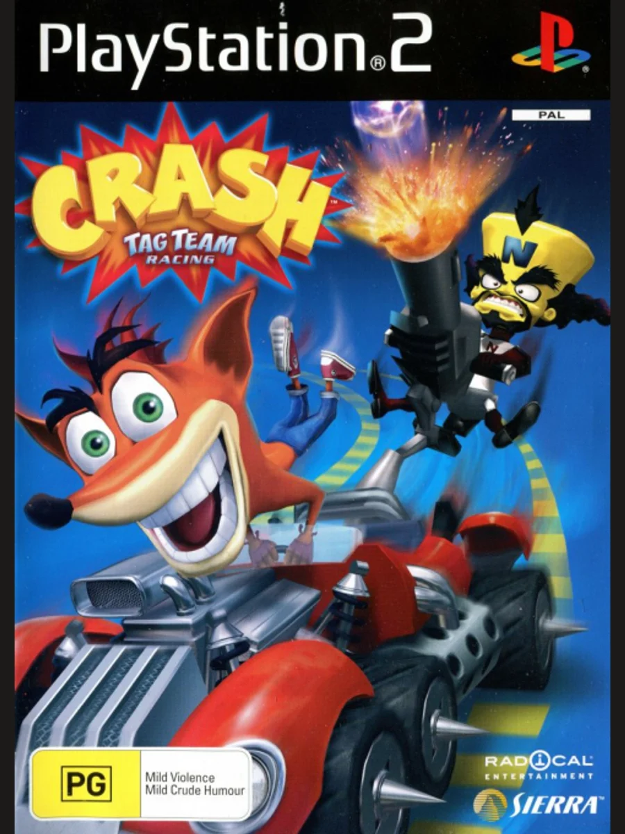Jaquette face Crash Tag Team Racing