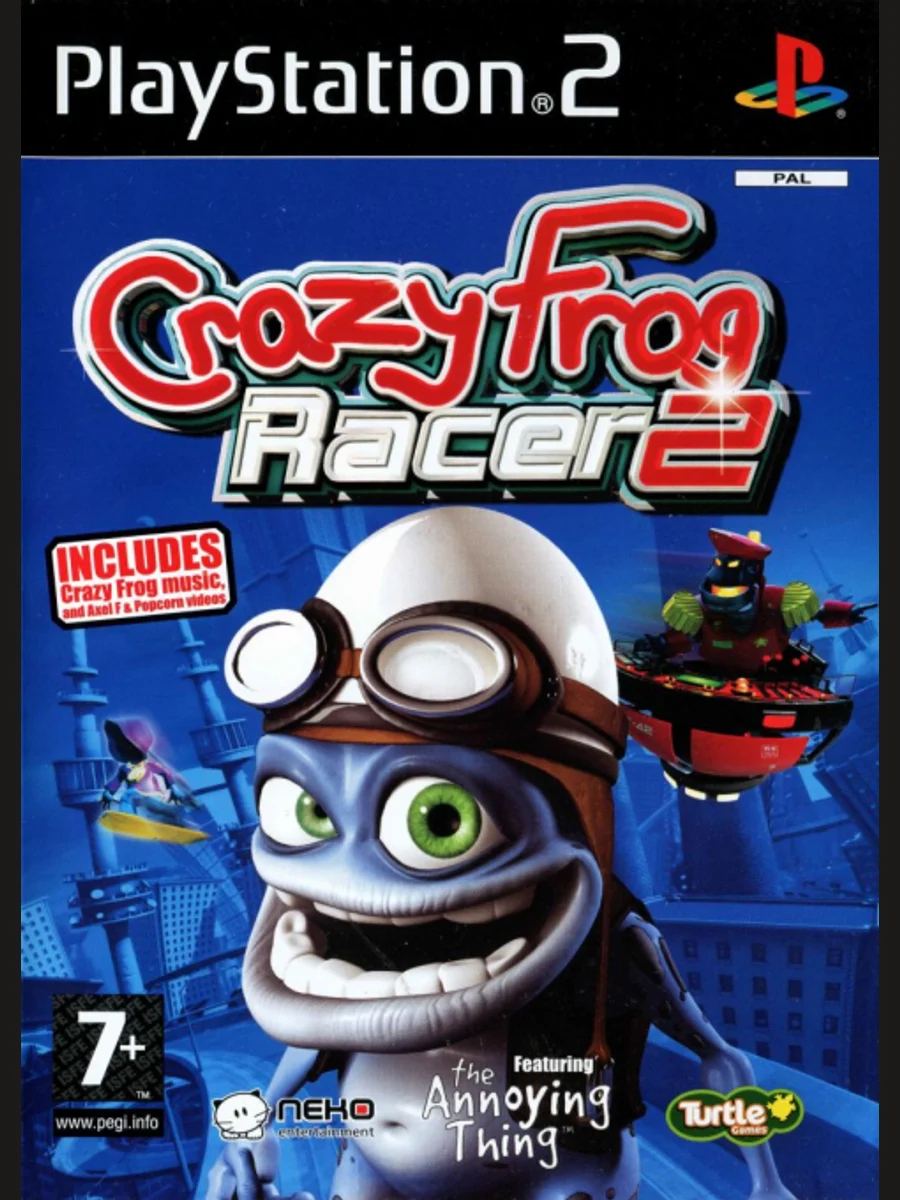 Jaquette face Crazy Frog Arcade Racer