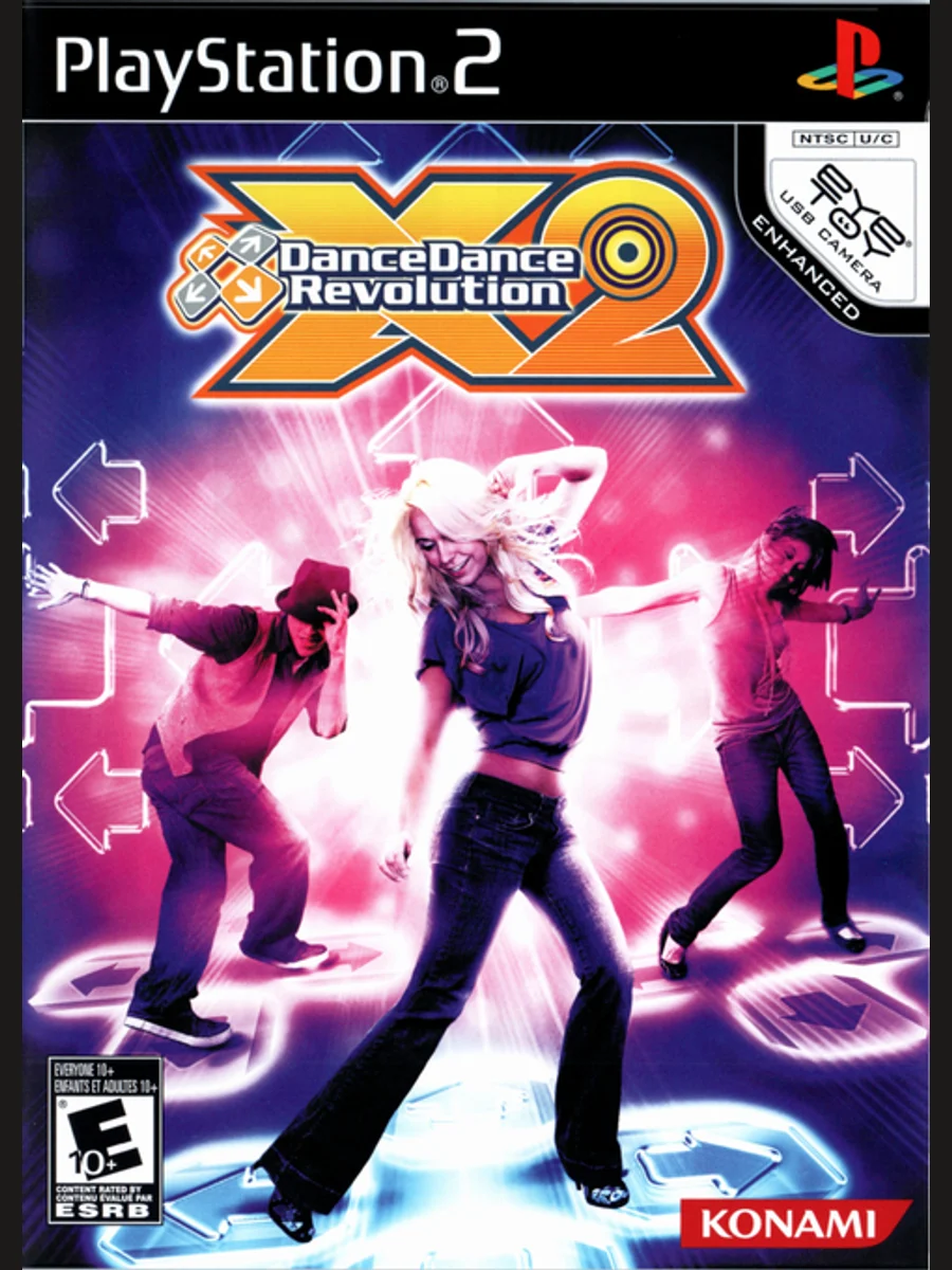 Jaquette face Dance Dance Revolution X2