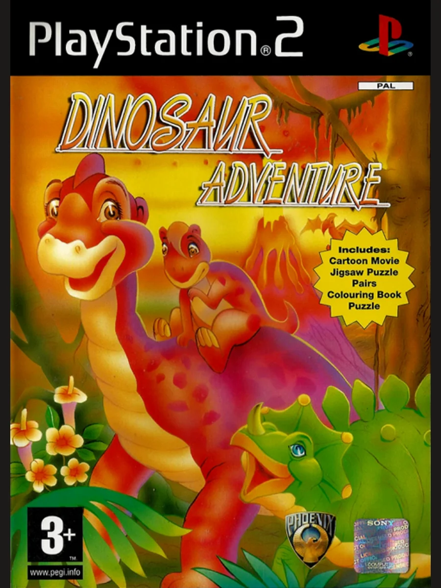 Jaquette face Dinosaur Adventure