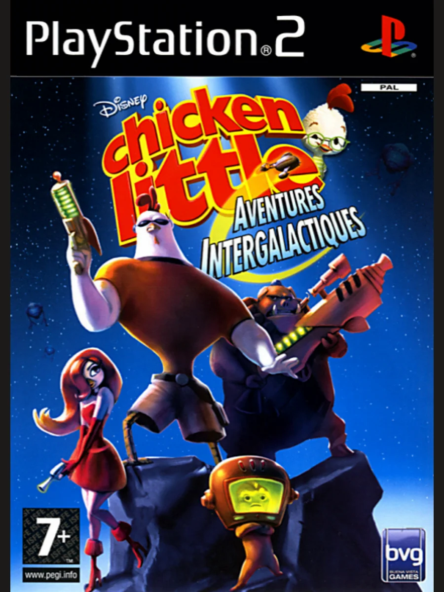 Jaquette face Disney's Chicken Little: Ace in Action