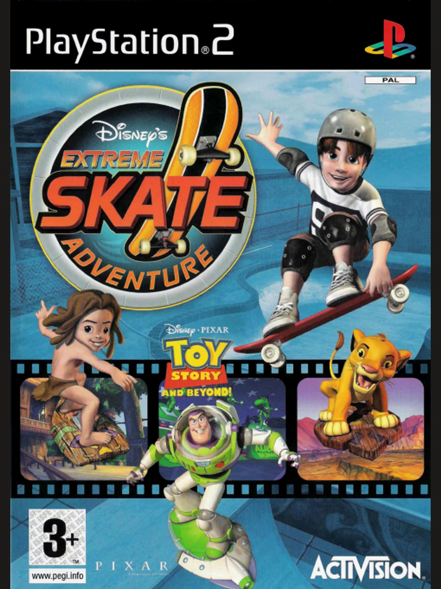 Jaquette face Disney's Extreme Skate Adventure