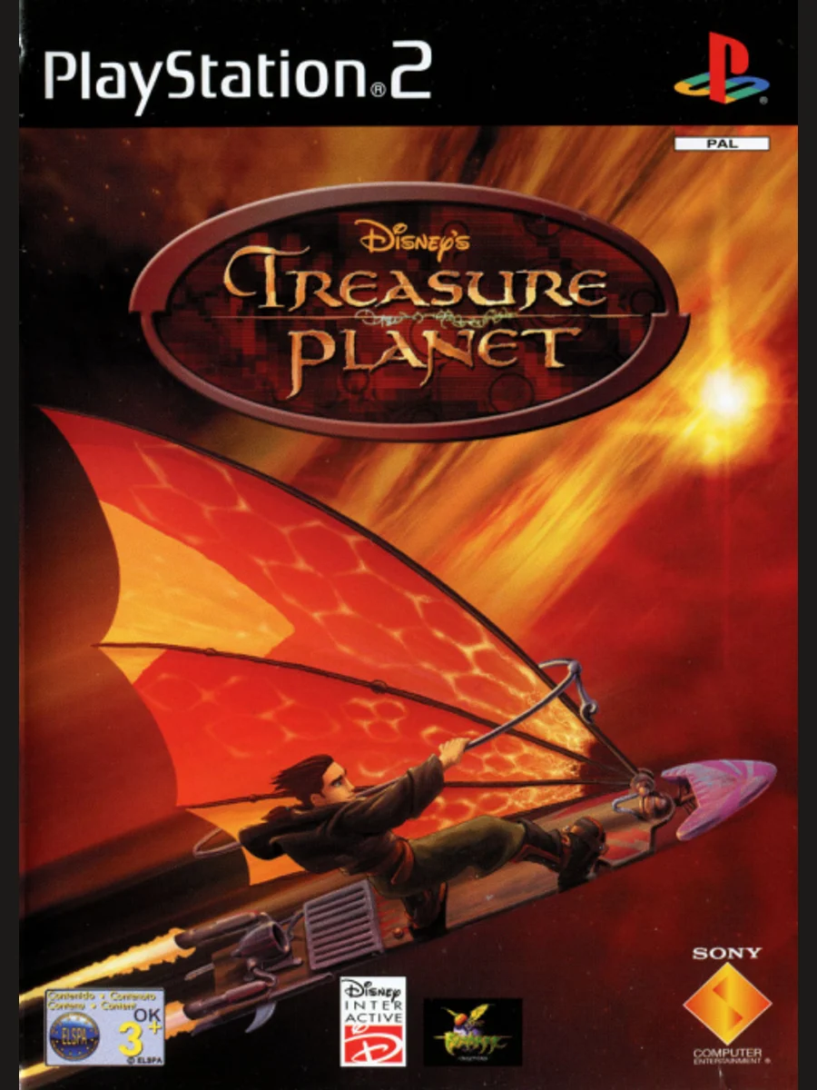 Jaquette face Disney's Treasure Planet