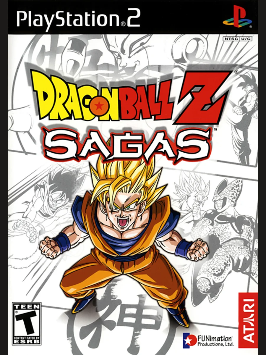 Jaquette face Dragon Ball Z: Sagas