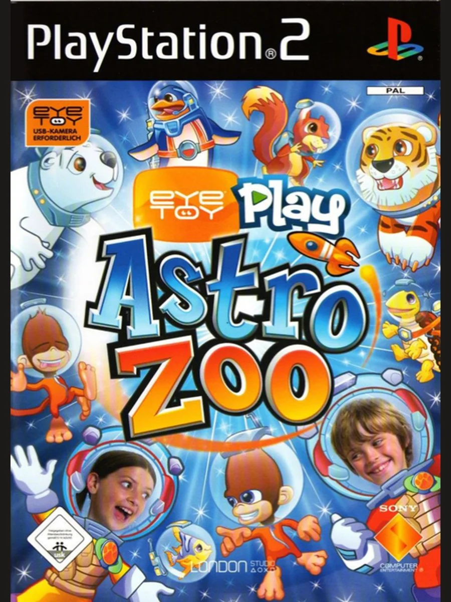Jaquette face EyeToy Play: Astro Zoo