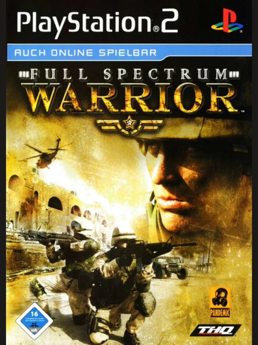 Jaquette face Full Spectrum Warrior